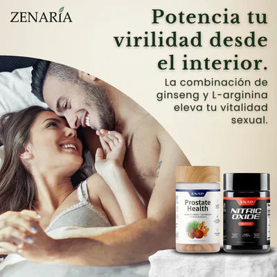 Combo Suplementos Snap™ - Óxido Nítrico y Refuerzo de la Próstata - ¡Sólo hoy!