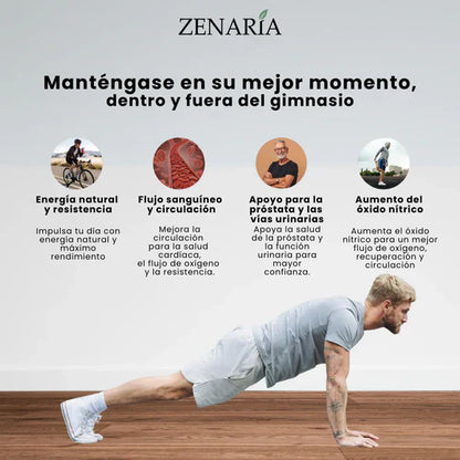 Combo Suplementos Snap™ - Óxido Nítrico y Refuerzo de la Próstata - ¡Sólo hoy!